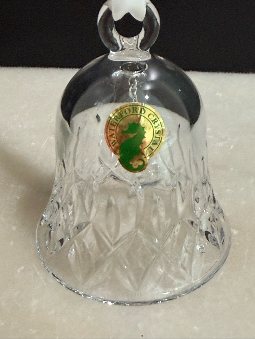 WATERFORD Clear LISMORE CRYSTAL 2019 BELL ORNAMENT
